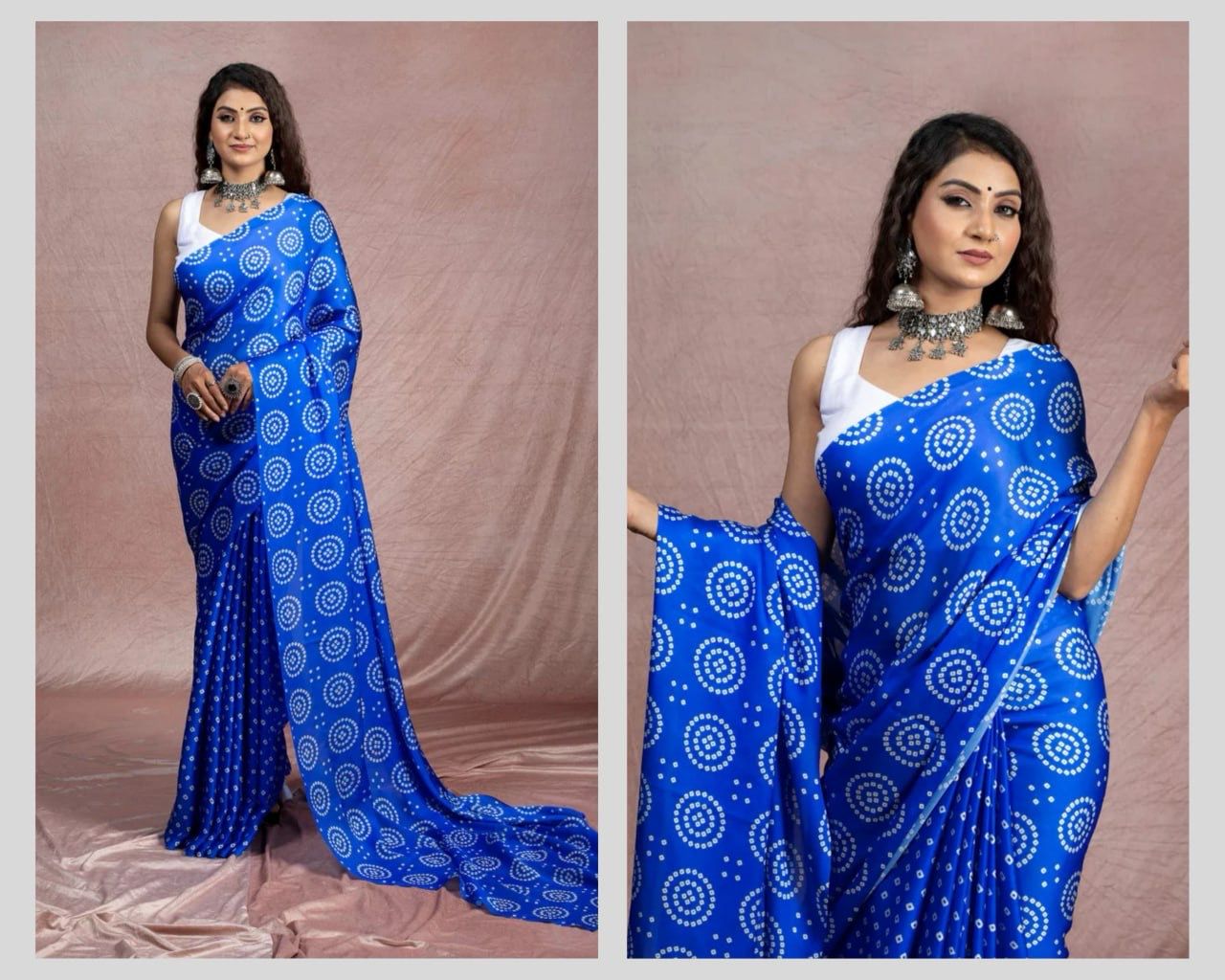 Heavy Japan Satin Printed Saree