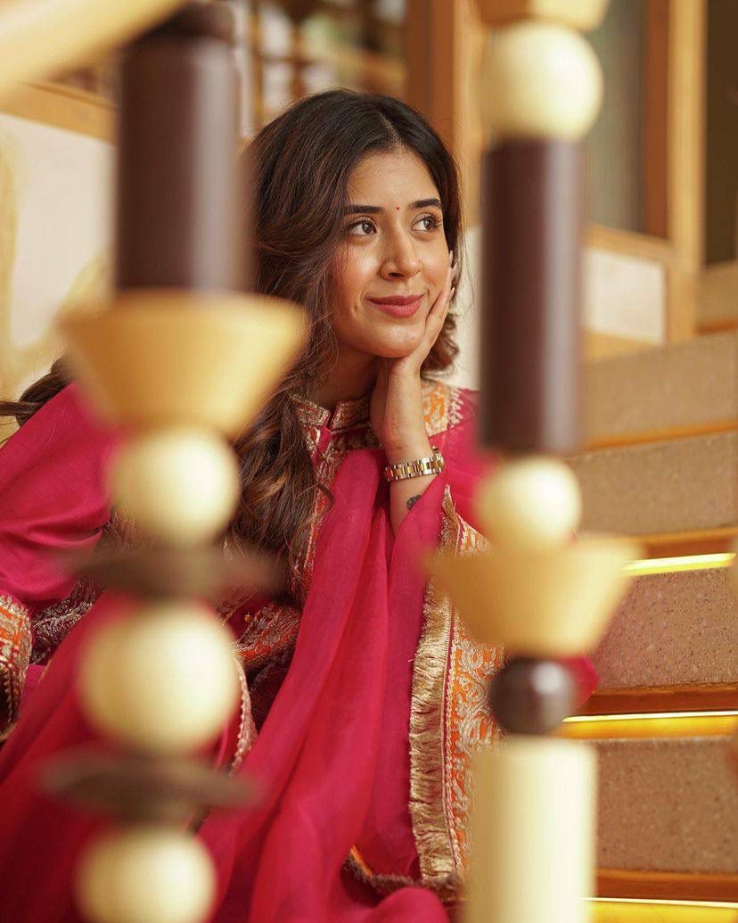 PREMIUM CHINON SILK KURTI–PLAZZO SET