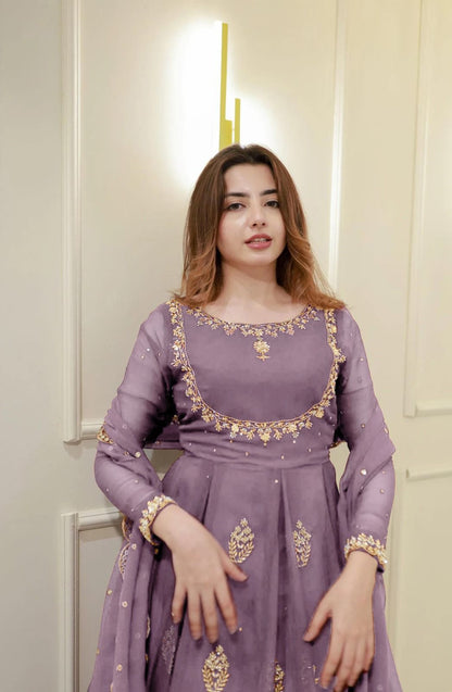 Celestine Royale Embroidered Gown