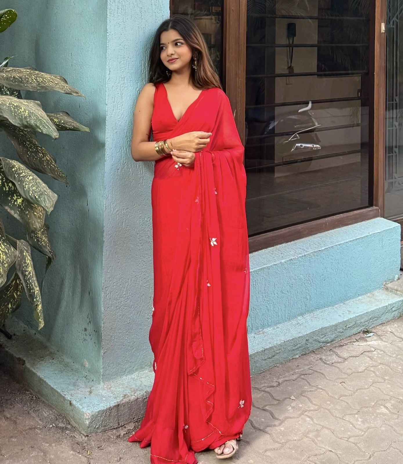 Nooré Luxe Handcrafted Dinner Saree