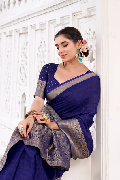 MRITSA Exclusive Chinon Saree Collection