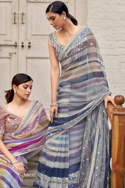 Premium Georgette Digital Print Saree