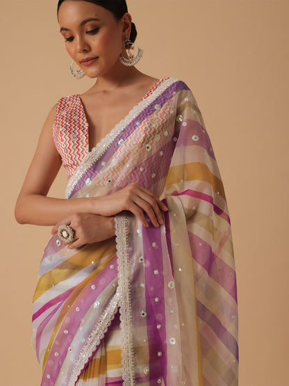Premium Georgette Digital Print Saree