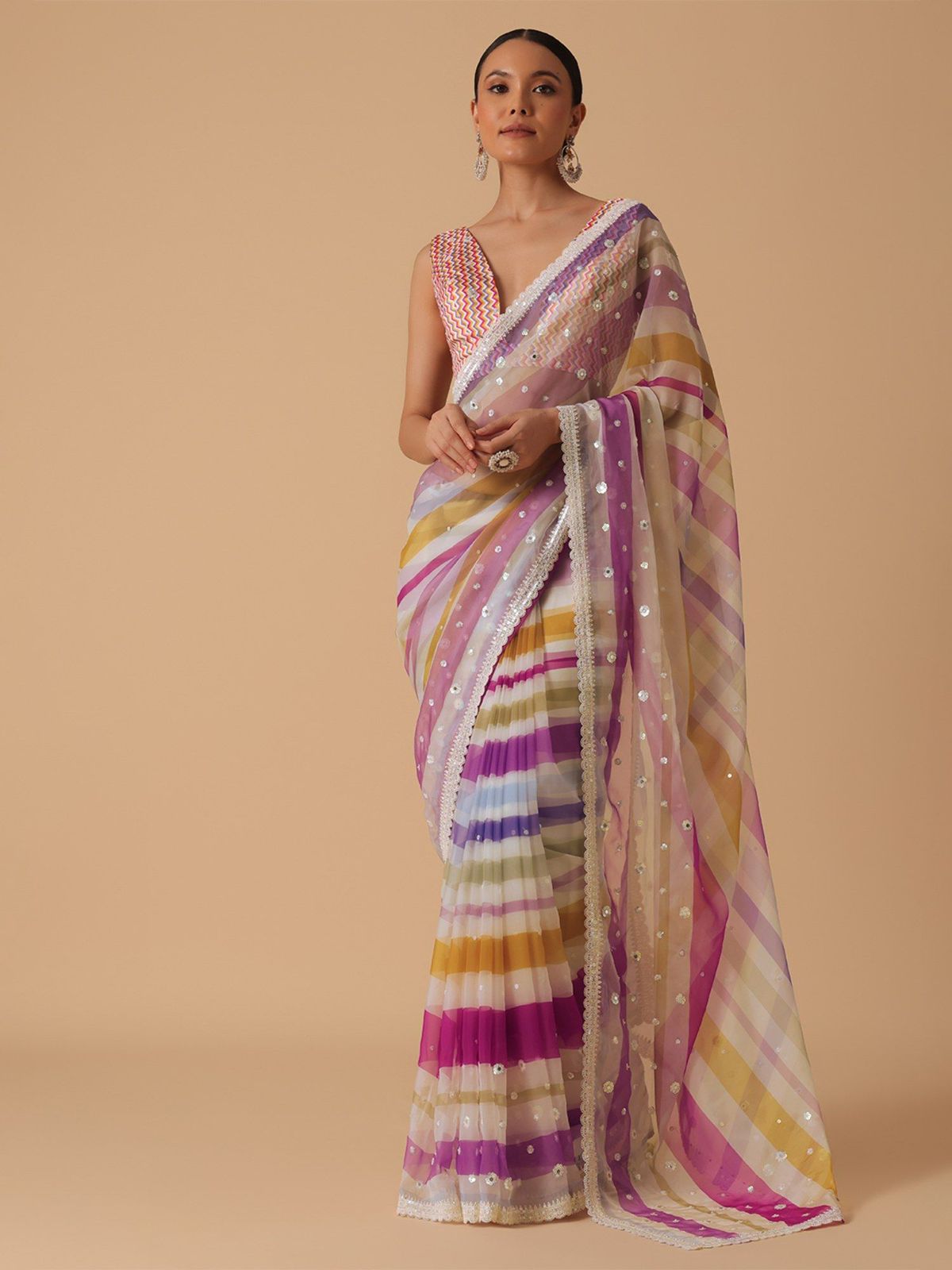 Premium Georgette Digital Print Saree
