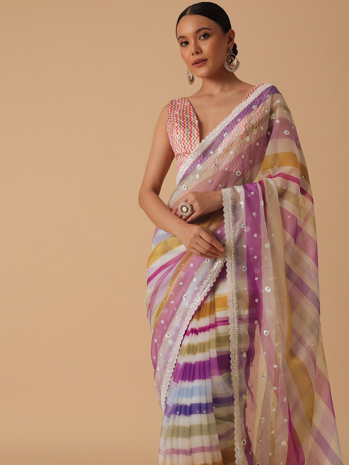 Premium Georgette Digital Print Saree