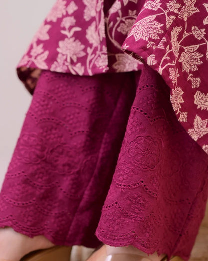 Elora Luxe – Sleeveless Printed Cotton Kurti Set