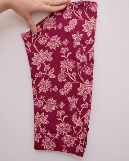 Elora Luxe – Sleeveless Printed Cotton Kurti Set