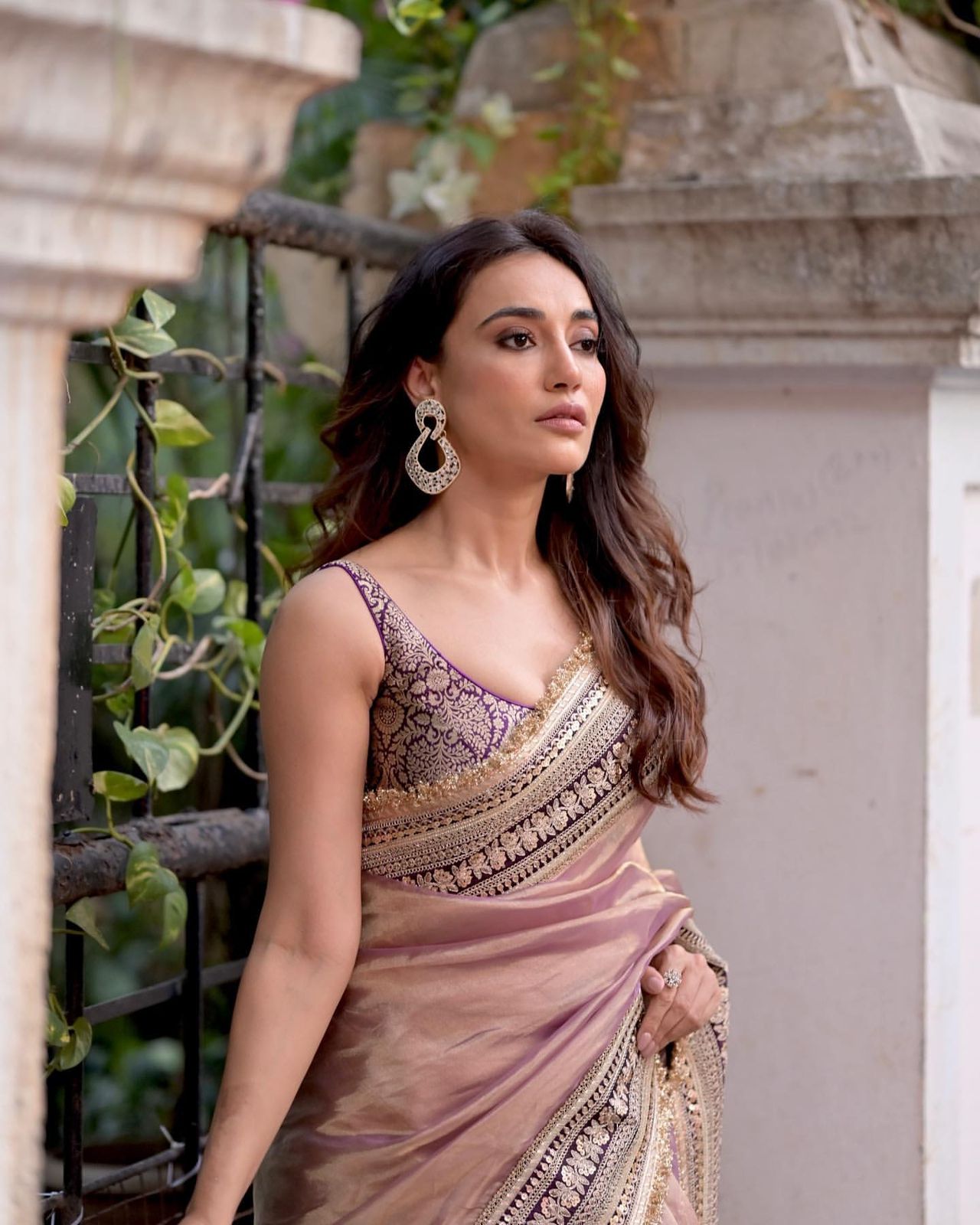 Soft Twill Net Designer Saree | Jacquard Silk Blouse