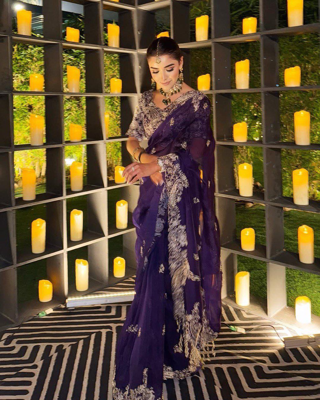 Rangoli Silk Designer Saree with Heavy C-Pallu