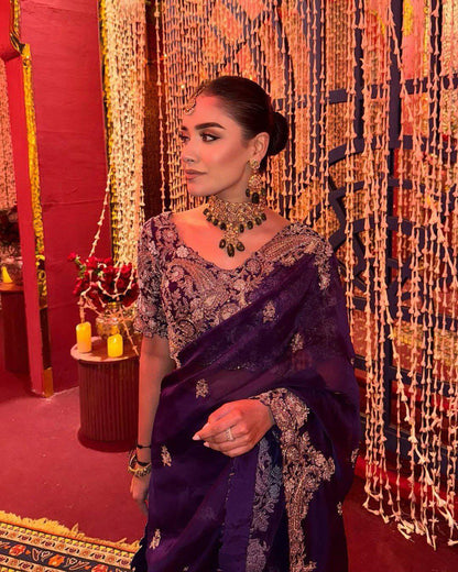 Rangoli Silk Designer Saree with Heavy C-Pallu