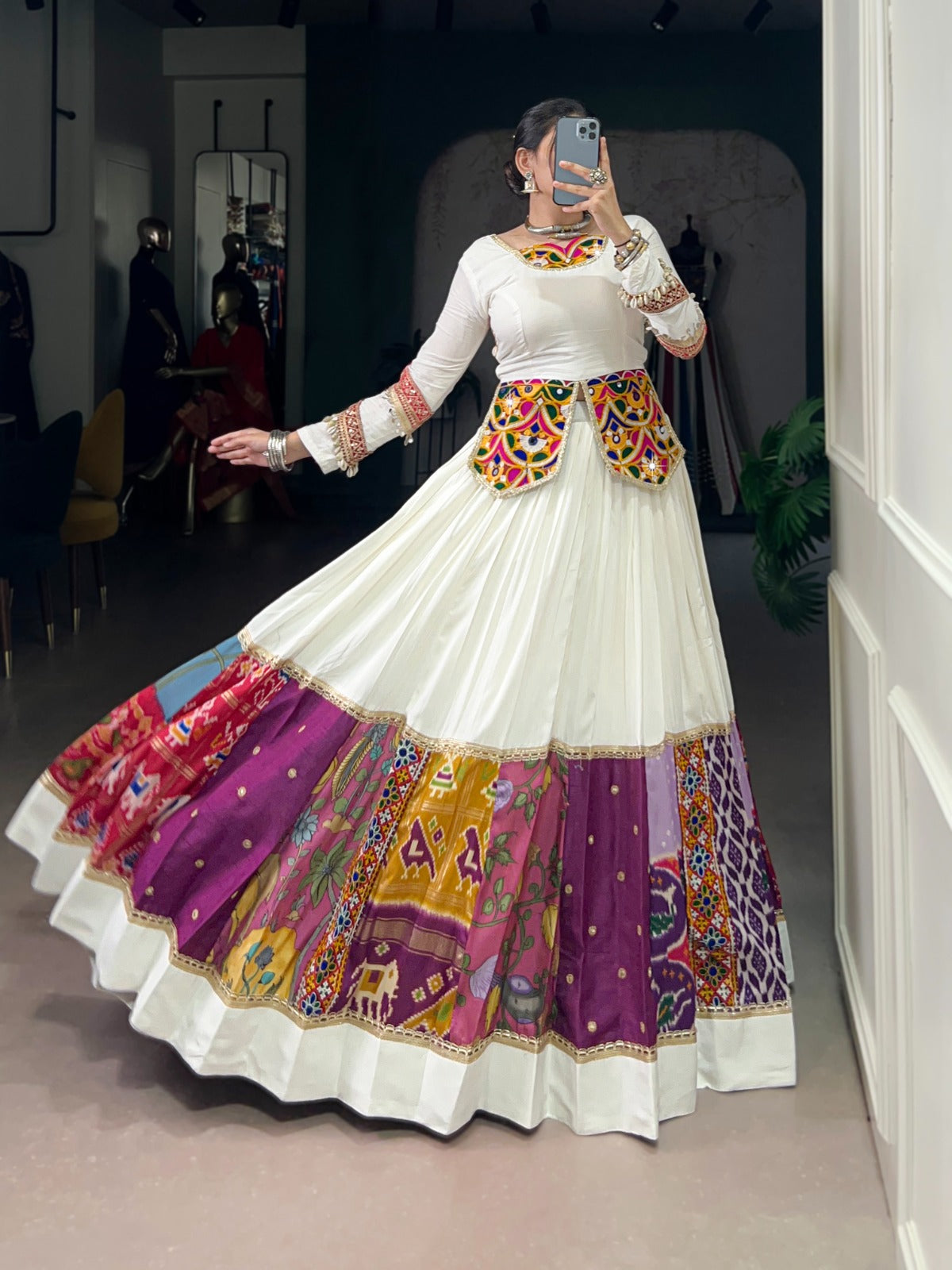 Royal Multicolor Co-ord Lehenga Set