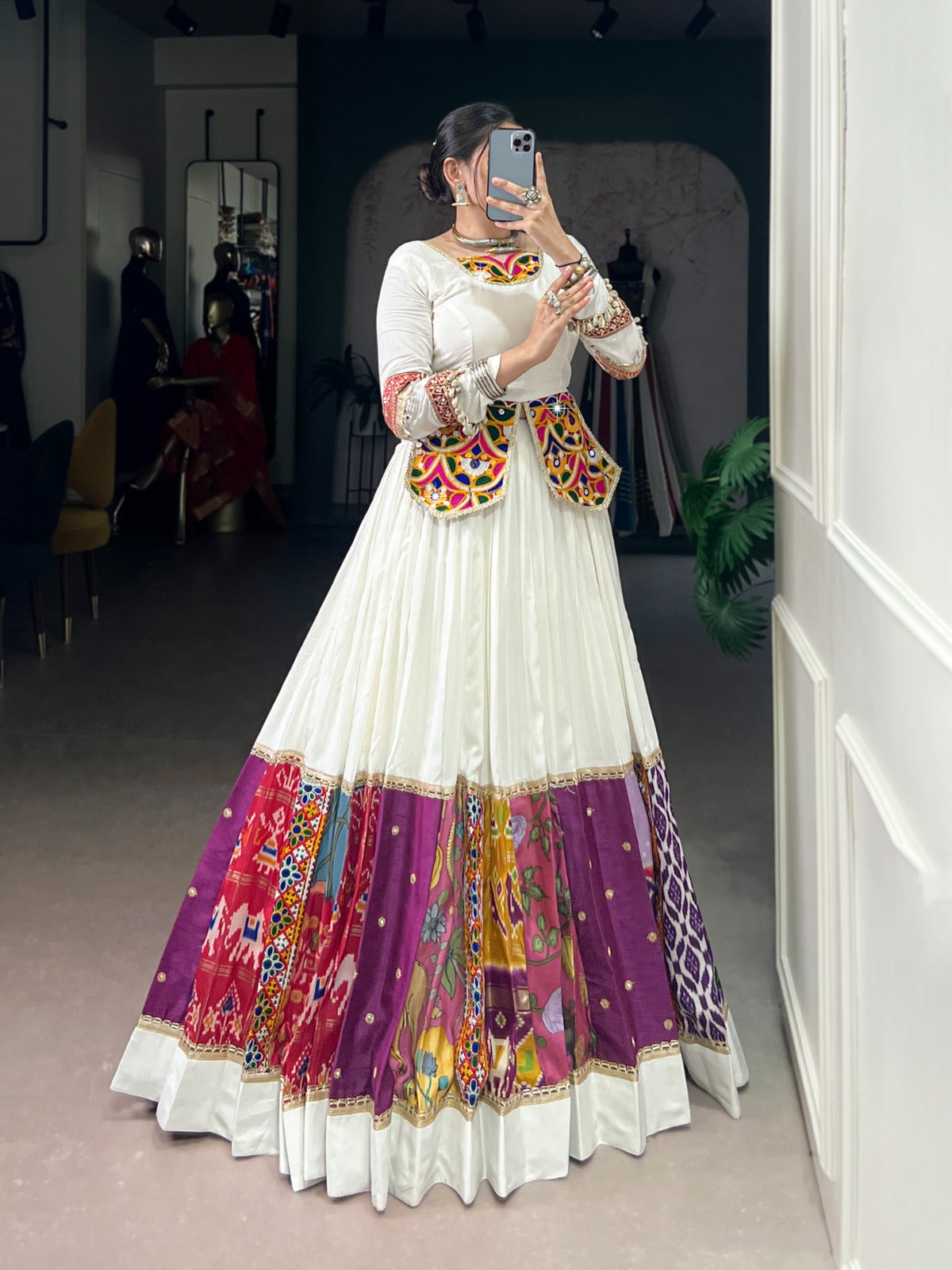 Royal Multicolor Co-ord Lehenga Set