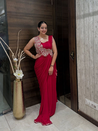 Empress Cording Couture Saree