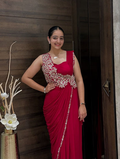 Empress Cording Couture Saree