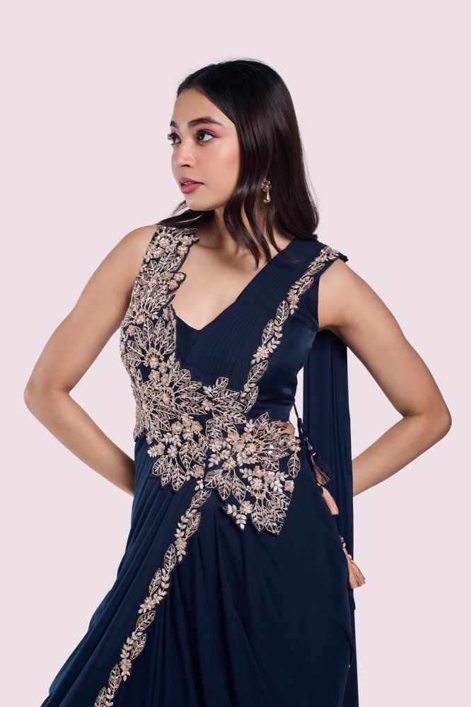 Empress Cording Couture Saree