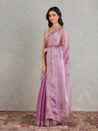 “Luxe Berberry Blossom Saree”