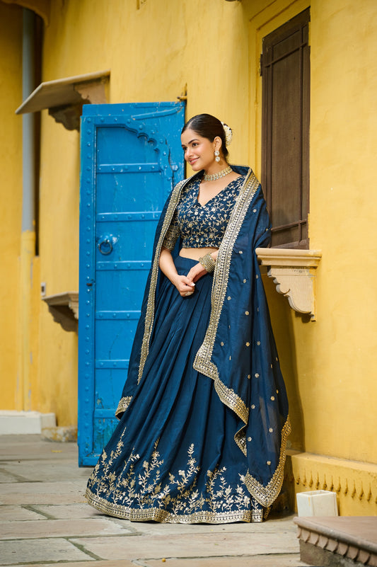 Midnight Royal Elegance Lehenga Choli