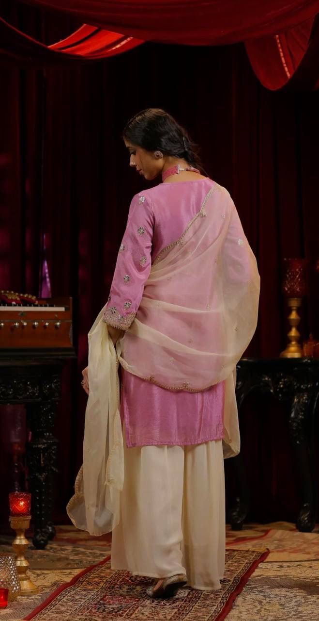 PREMIUM CHINON SILK EMBROIDERED