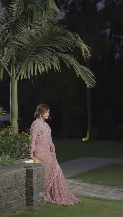 Celestia Sparkle – Premium Sequin Georgette Saree Collection